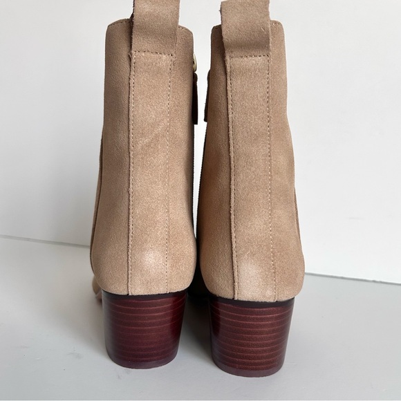 NEW IN BOX J. Crew Calf Suede Western Boot. Beige. Size: 7 - Picture 16 of 16